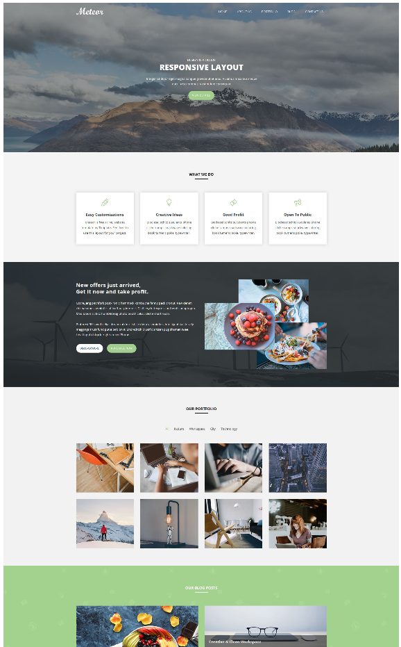 orginal template screenshot